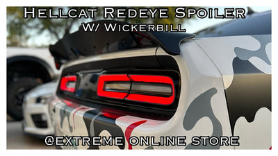 Extreme Online Store | Challenger Hellcat Redeye Rear Spoiler Installed by @WestValleyProductions_