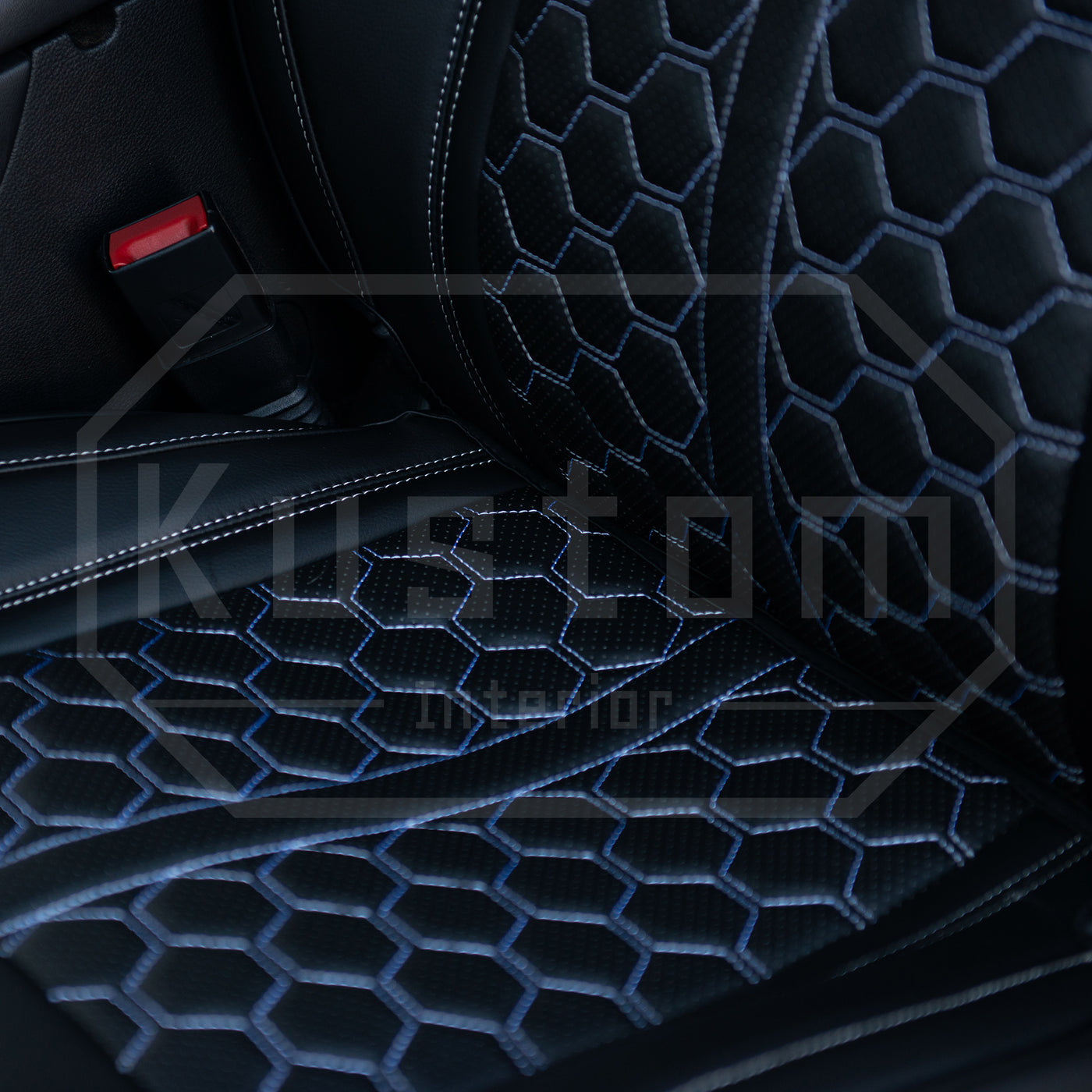2015-Up Dodge Charger Custom Leather Seat Cover (Sport Seat)