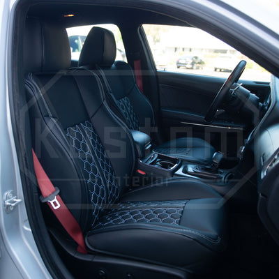 2015-Up Dodge Charger Premium Custom Seat Covers (Performance Seat)