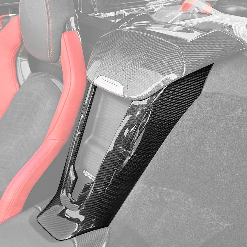 2020-Up Chevrolet Corvette C8 Waterfall Console Overlay Cover
