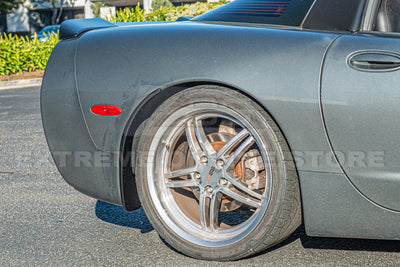 Chevrolet Corvette C5 Extended Rear Splash Guards Mud Flaps