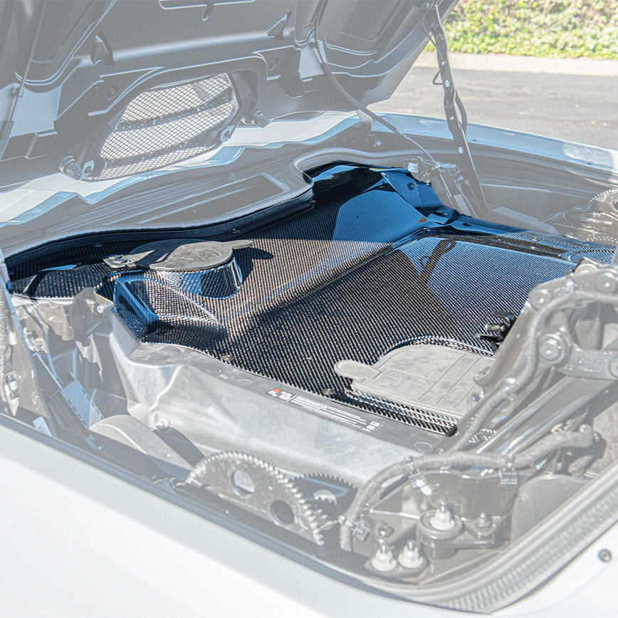 Corvette C8 HTC DRY Carbon Fiber Engine Bay Panel Cover – Extreme