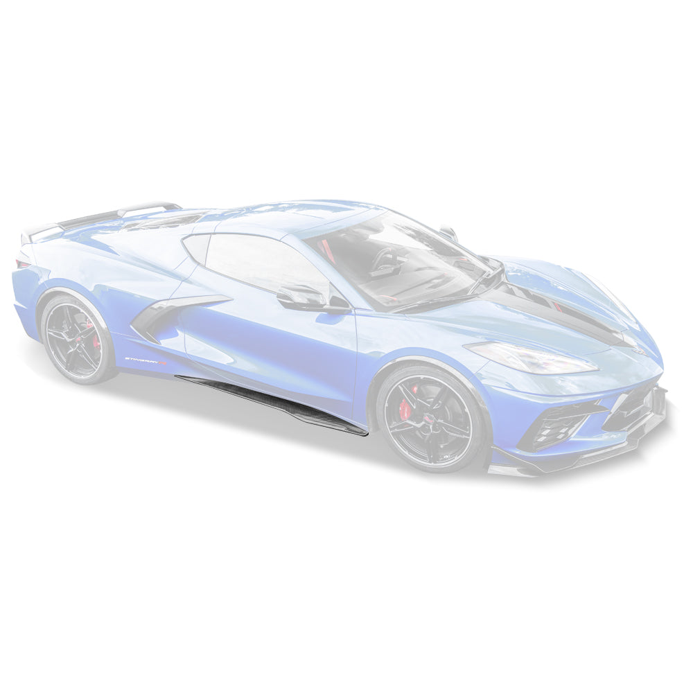 Chevrolet Corvette C8 Z06 Package Side Skirts Rocker Panels