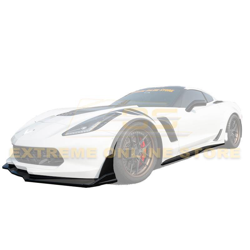 Corvette C7 Stage 3.5 ZR1 Extended Front Splitter & Side Skirts