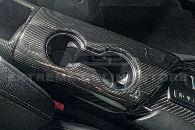 2020-Up Toyota Supra Carbon Fiber Center Console Panel Cover