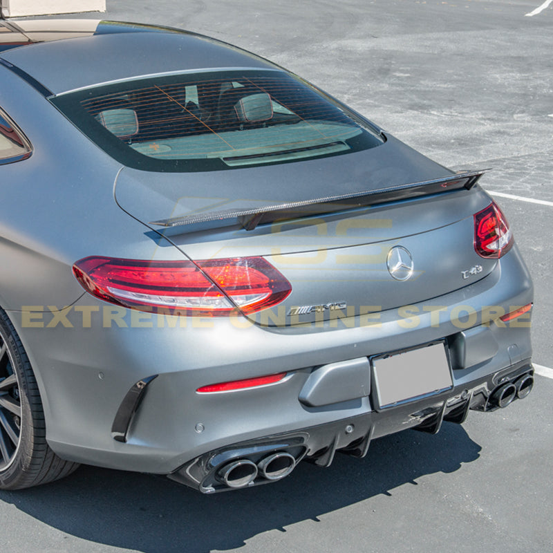2019-Up Mercedes-Benz C-Class C205 Coupe Carbon Rear Spoiler 2019-Up Mercedes-Benz C-Class C205 Coupe Carbon Rear Spoiler