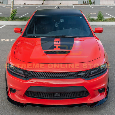 2015-Up Dodge Charger SRT Track Package Front Splitter Installation Manuel