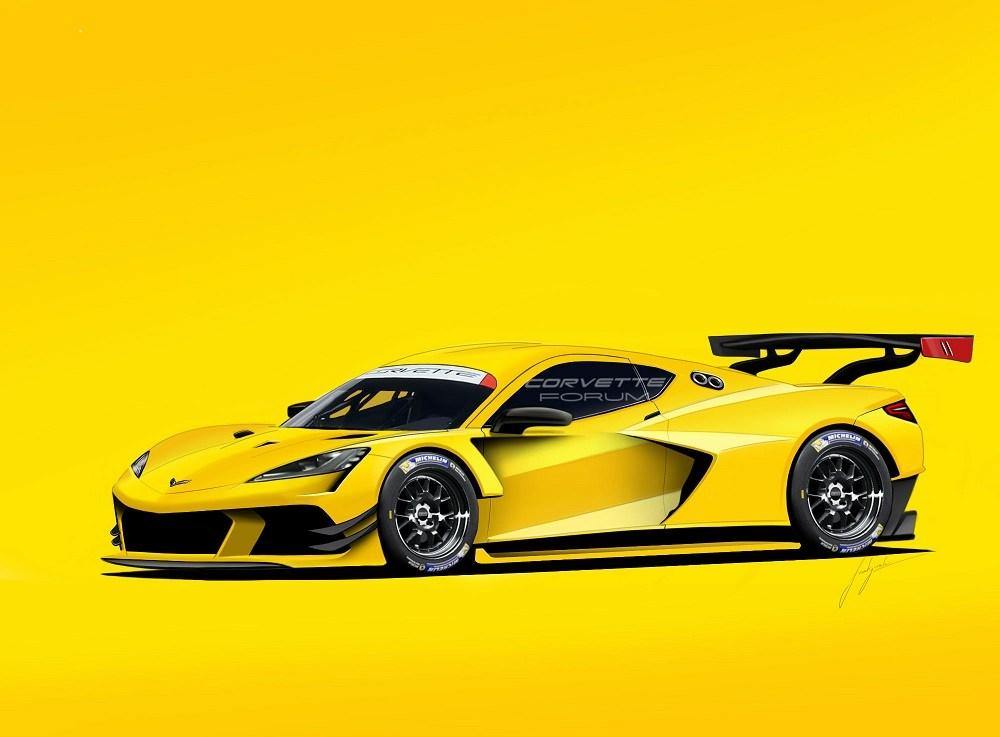 Corvette C8.R Race Car Rendered Free of Disguises - Extreme Online Store