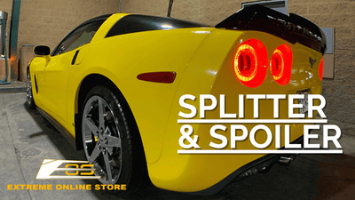 Extreme Online Store | Corvette C6 Side Skirts & Rear Spoiler Installed By @Kh3mist_