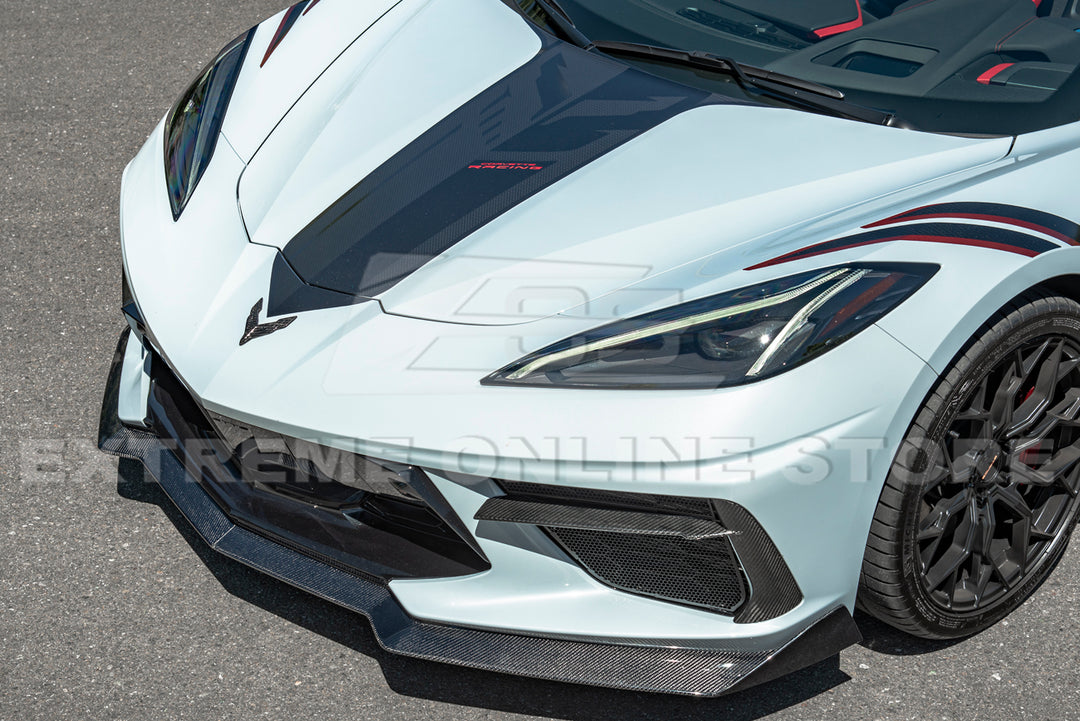 How to install the EOS Corvette C8 5VM Front Splitter Lip