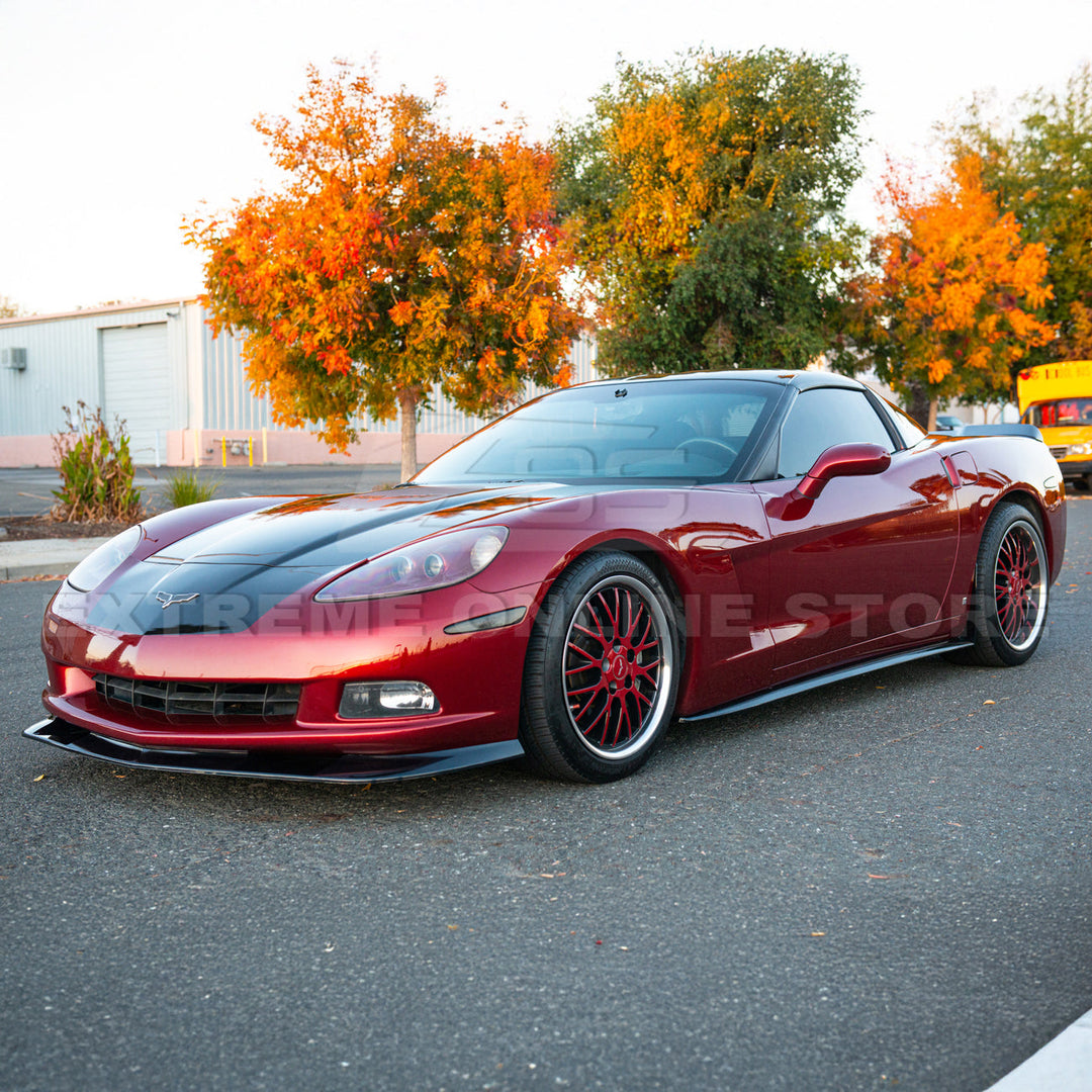 Corvette C6 Base Extended Front Splitter Lip | ZR1 Conversion Package Installation Manuel