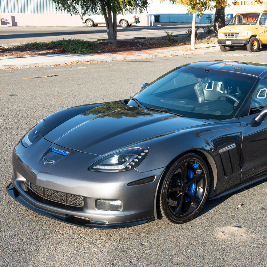 Corvette C6 Grand Sport / Z06 Front Splitter Lip | ZR1 Conversion Package Installation Manuel