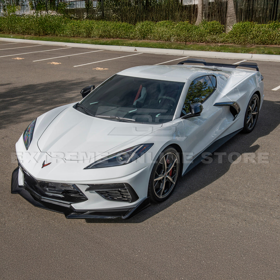 Corvette C8 Extended Front Splitter (5-Piece version) Installation Manuel