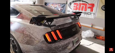 EOS Mustang GT500 Rear Spoiler High Wing Installed by Zander13
