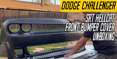 Dodge Challenger SRT HellCat Front Bumper Cover Unboxing EOS ft. @WestValleyProductions_