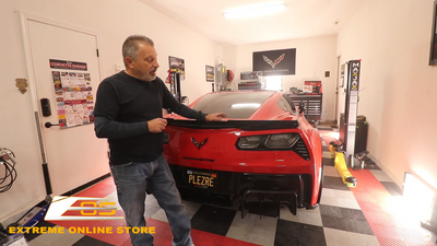 Extreme Online Store Corvette C7 Rear Add- On Diffuser installed by @THECORVETTECHANNEL