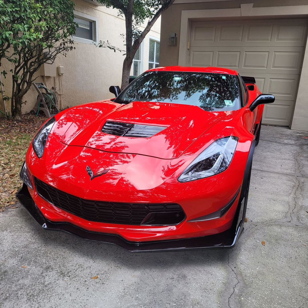 EOS Corvette C7 Stage 2.5 ZR1 Front Splitter Installation @TheCorvetteChannel