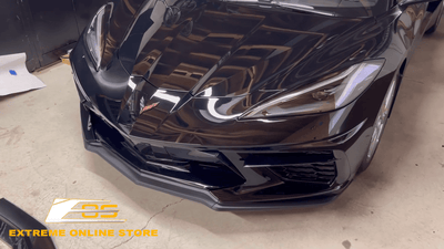 Extreme Online Store | C8 Corvette ZR1 Front Splitter installed by @Lazc8
