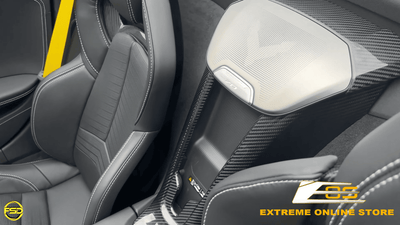 Extreme Online Store | Corvette C8 Console Waterfall & Speaker Cover Installation @FrontSeatDriver