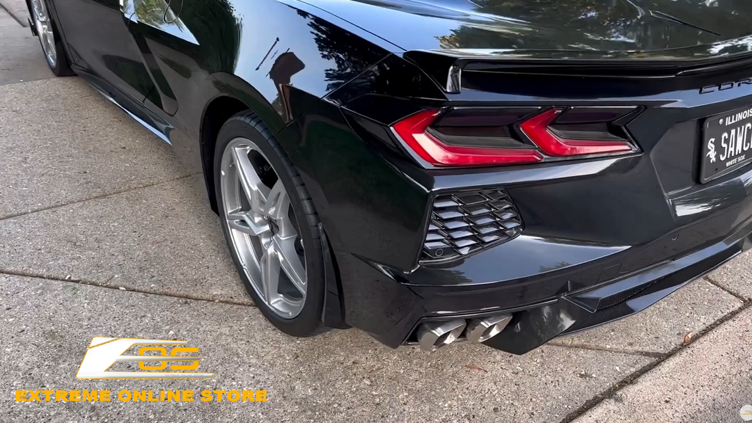 Extreme Online Store | Corvette C8 Splash Guards installed by @Lazc8