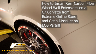Extreme Online Store | Corvette C7 Rear Quarter Extension Installed by @THECORVETTECHANNEL