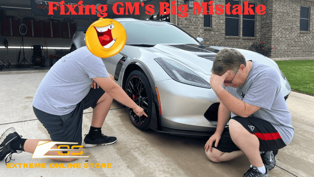 Extreme Online Store | Corvette C7 Stage 3 Wickerbill Extension Winglets Installed By @DadsCars 