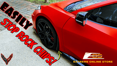 Extreme Online Store | Corvette C8 Extended Splash Guard Mud Flaps Installed By @HorsePowerObsessed