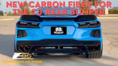 Extreme Online Store | C8 Corvette Carbon Fiber Grill Trim Cover Installed by @eight16garage