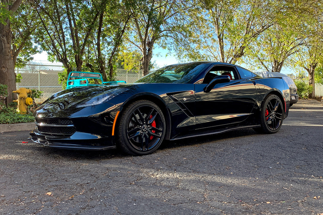 Corvette C7 Z06 Conversion Side Skirts Rocker Panels Installation Manuel