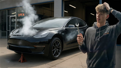 Tesla Model 3 Rear Spoiler Installation by @lucidcarphotography7