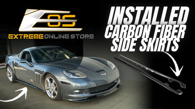 05-13 C6 Grand Sport Side Skirts Installation by @fuel_yourpassion
