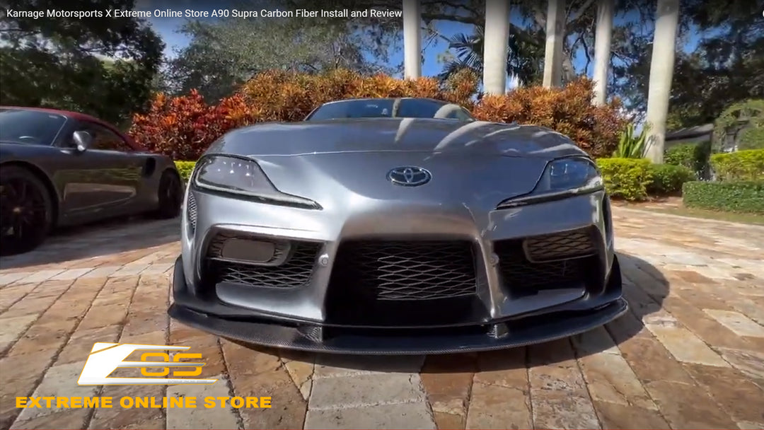 EOS Toyota Supra Carbon Fiber Aero Kit Installed by @KarnageMotorsports