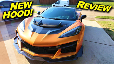 Corvette C8 with ZR1 Vented Extractor Hood Installation by @NuHorizonC8