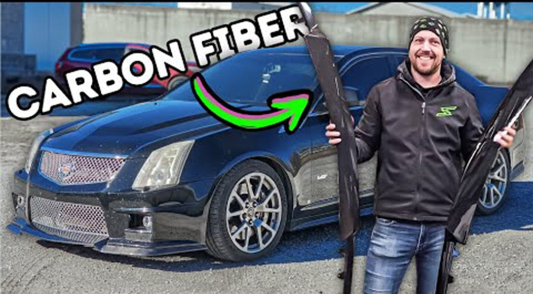 2009-15 Cadillac CTS-V Front Splitter Lip Ground Effect Extreme Online Store ft. @ScottyD63