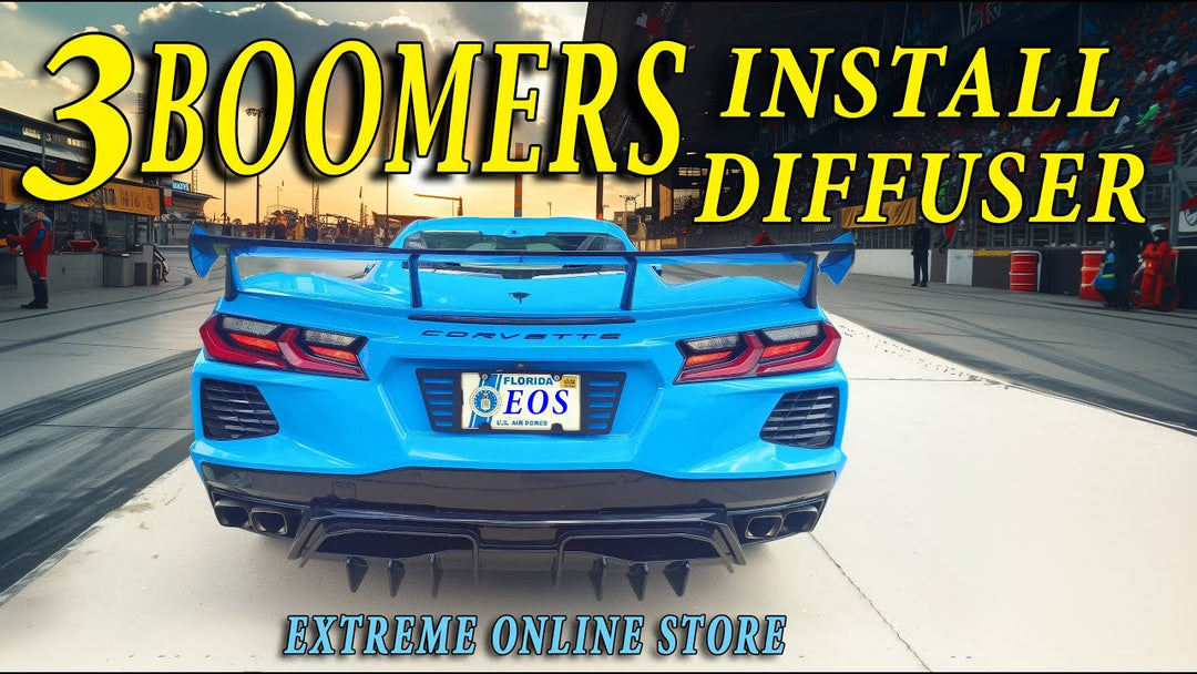 Corvette C8 Rear Diffuser Installed ft. @C8CorvetteLife