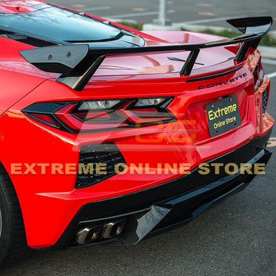 EOS Chevrolet Corvette C8 Rear Spoiler High Wing Installation @HighestGearReviews