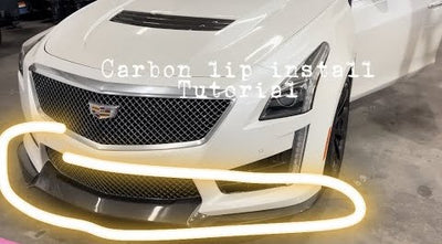 2016-19 Cadillac CTS-V Carbon Fiber Splitter Installation EOS @veggiej35