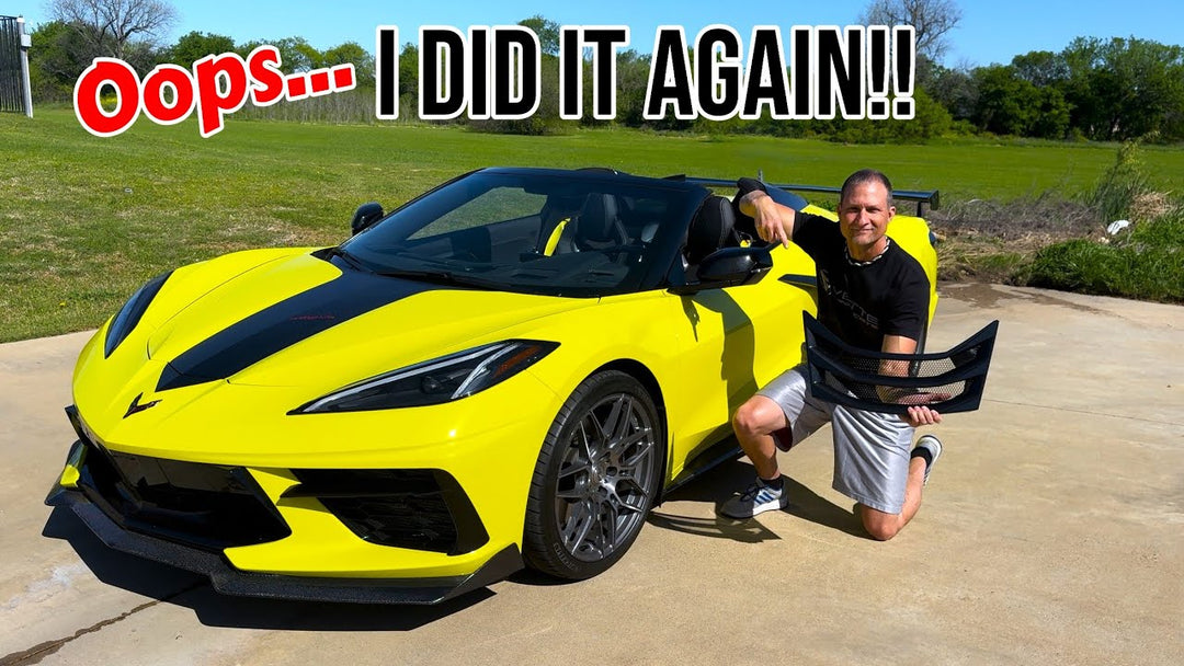 Corvette C8 Carbon Fiber Rear Hatch Vent & Door Garnish Installation EOS ft. @FrontSeatDriver