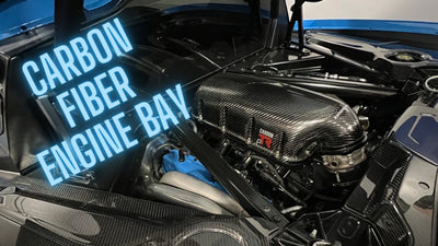 Corvette C8 Carbon Fiber Engine Bay Panel Cover Installation Extreme Online Store ft. @eight16garage