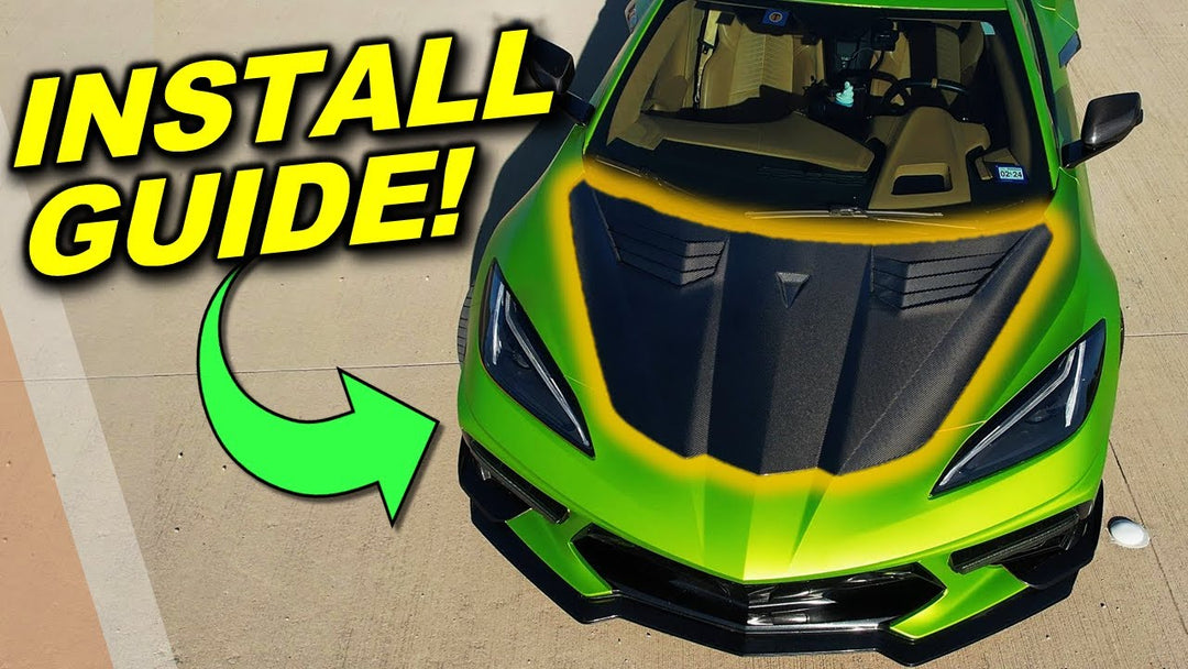 @NuHorizonC8‬ Reviewing Chevrolet Corvette C8 GT3 R Carbon Fiber Front Bumper Hood From EOS