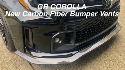 Toyota GR Corolla Carbon Fiber Front Bumper Hol Grille Installation EOS ft. ‪@jimsgaragetoys‬