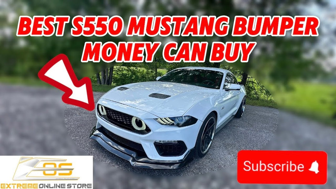 2015-23 Ford Mustang Mach 1 Conversion Front Bumper Kit Installation EOS ft.  @Gradyboi5.0