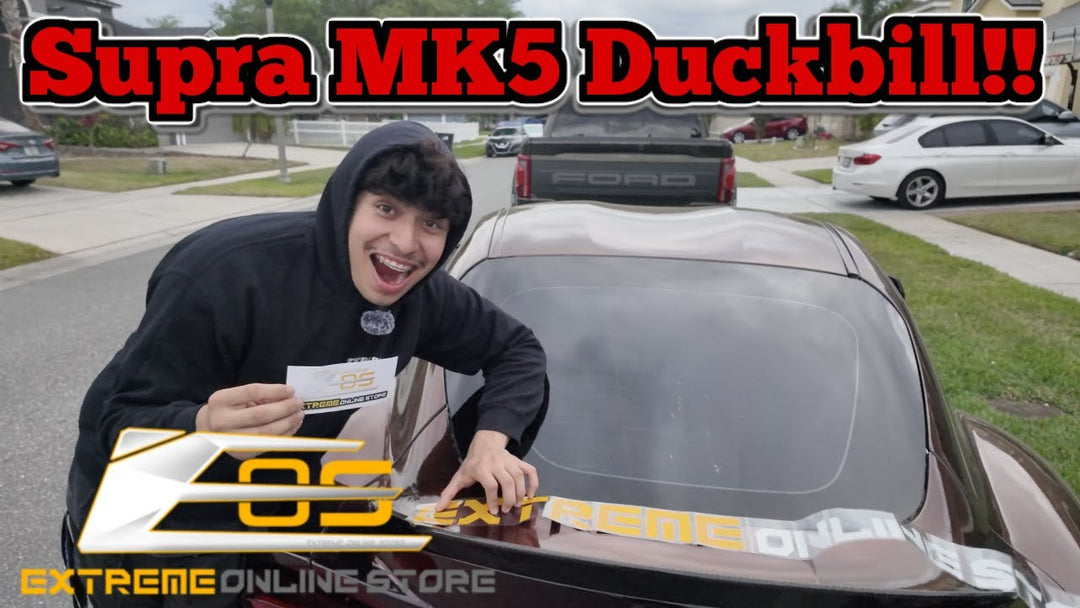 Toyota Supra A91 Rear Spoiler Install @A90Blaze