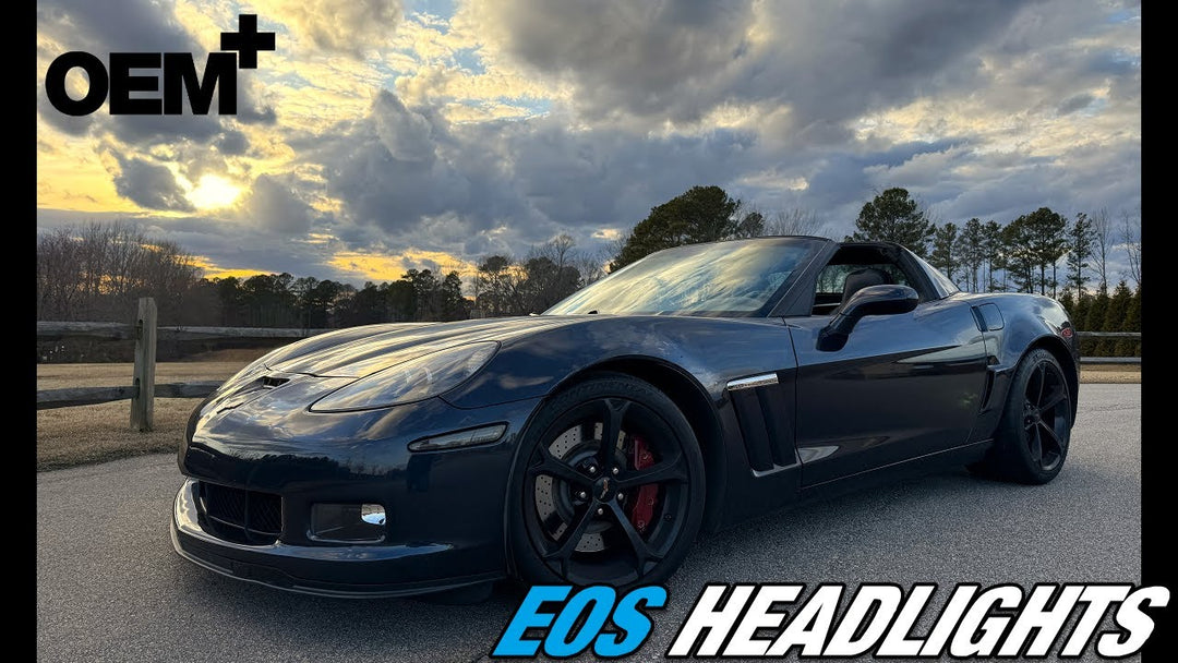 Corvette C6 HID Headlights Install EOS ft. @ChaosCarClub