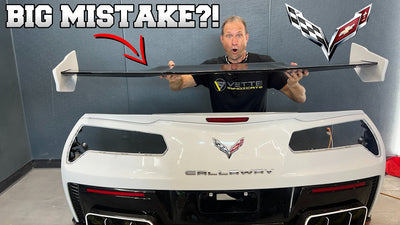 Extreme Online Store Corvette C7 ZR1 ZTK Conversion Spoiler High Wing Installed By @FrontSeatDriver