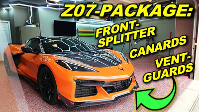 2020+ Corvette C8 Side Canards & Splitter Installation @NuHorizonC8