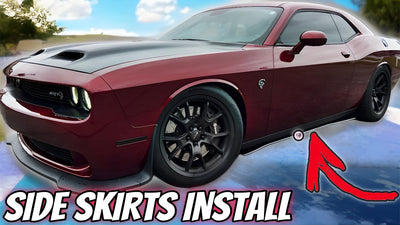 2015+ Dodge Challenger Side Skirts Installation @ShunsTV