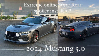 2024-Up Ford Mustang GT Rear Spoiler Installation @locos.garage