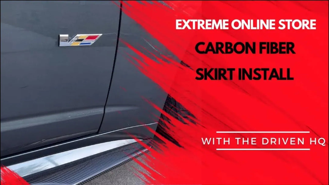 2009-15 Cadillac CTS-V Carbon Fiber Side Skirts Installation Extreme Online Store ft. ‪@TheDrivenHQ‬