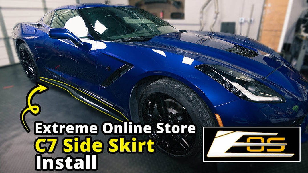 Extreme Online Store Supra Carbon Fiber Side Skirts & Rear Apron Lip installed @Zander13Productions